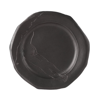 REFLECT TO RESET - HANG DOWN - Dinner plate - Black