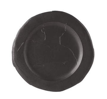 REFLECT TO RESET - WE REFLECT - Dinner Plate - Black